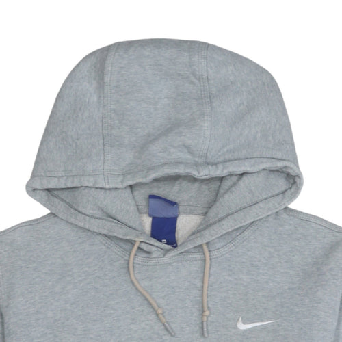 Nike Women’s Grey Hoodie Medium Pullover Sweatshirt Cotton Blend