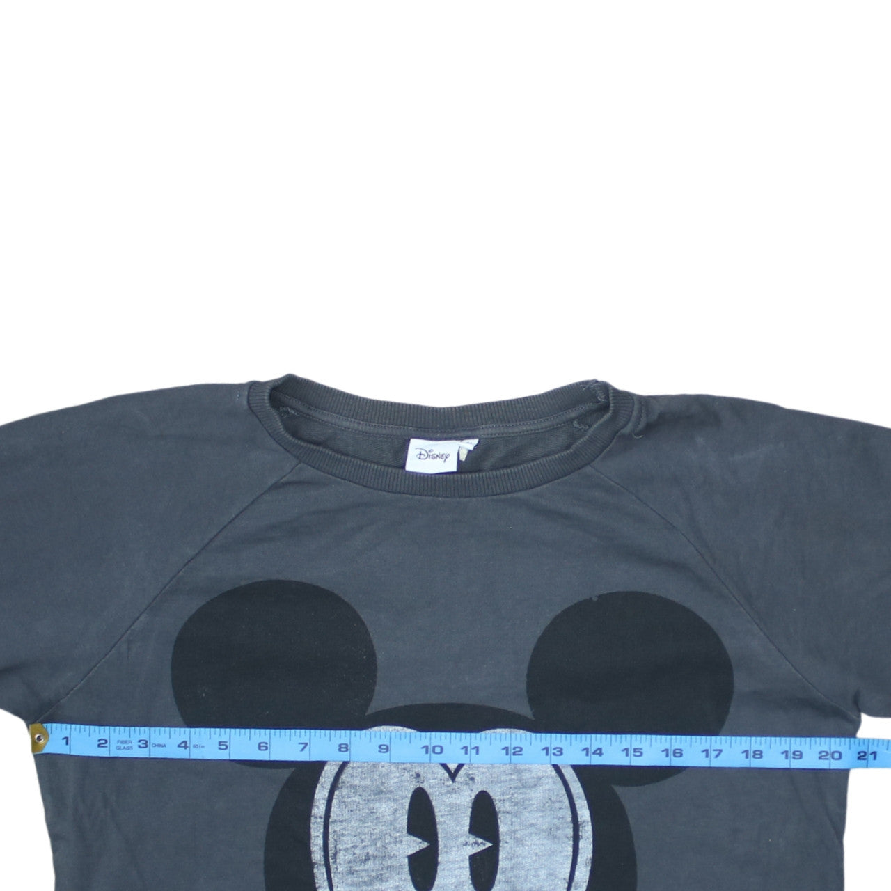 Disney Atmosphere Women's Grey Mickey Mouse Pullover Sweatshirt Size 14