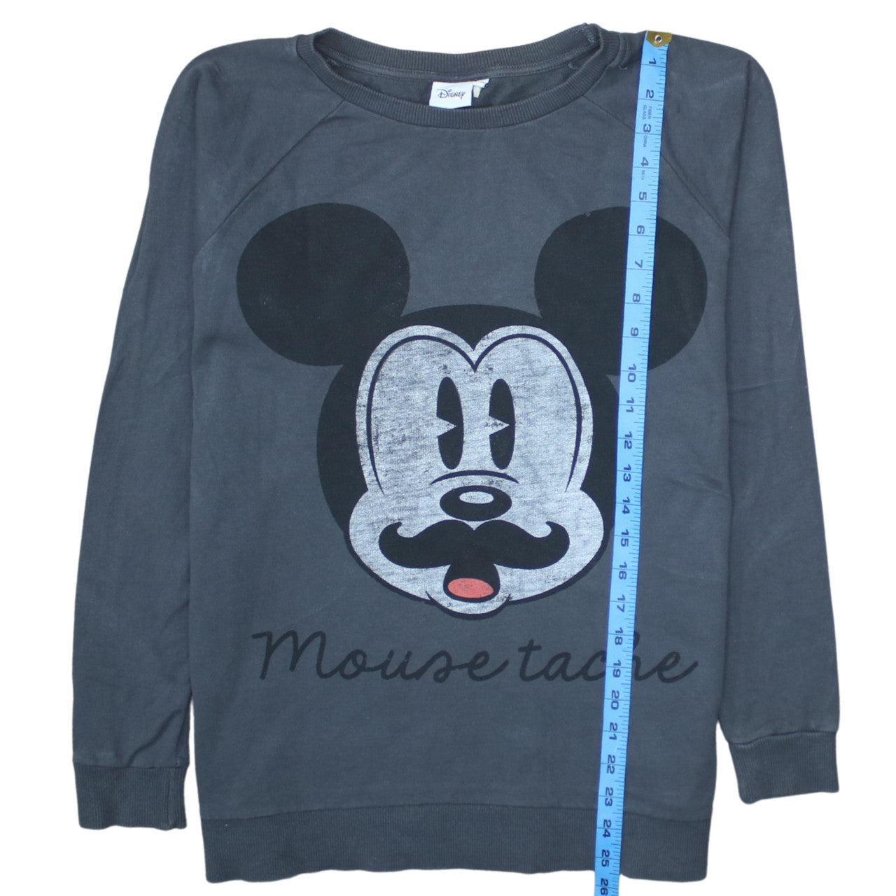 Disney Atmosphere Women's Grey Mickey Mouse Pullover Sweatshirt Size 14