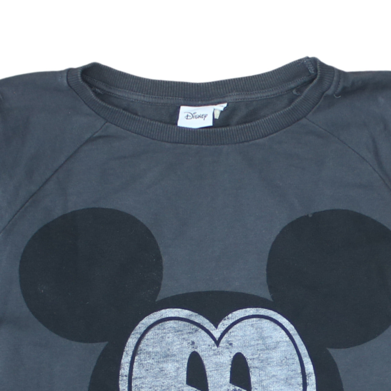 Disney Atmosphere Women's Grey Mickey Mouse Pullover Sweatshirt Size 14