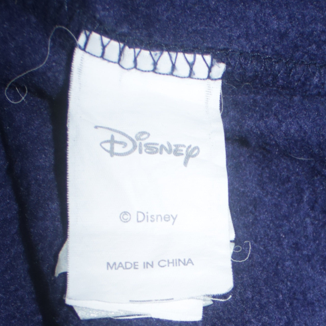 Disney Womens Navy Blue Stitch Sweatshirt Size S 10/12 Crew Neck