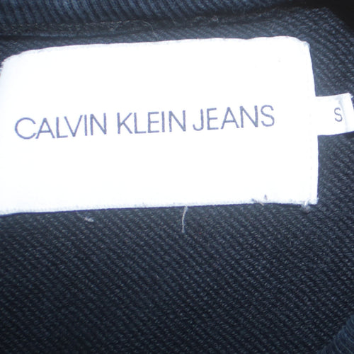 Calvin Klein Jeans Men's Black Crew Neck Cotton Sweatshirt S