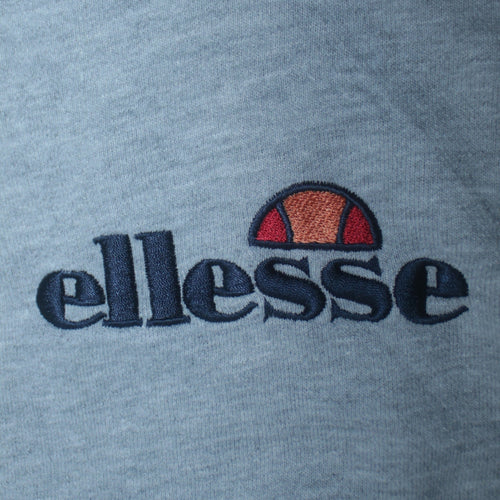 Ellesse Mens Grey Crew Neck Sweatshirt Small Regular Fit Embroidered Logo