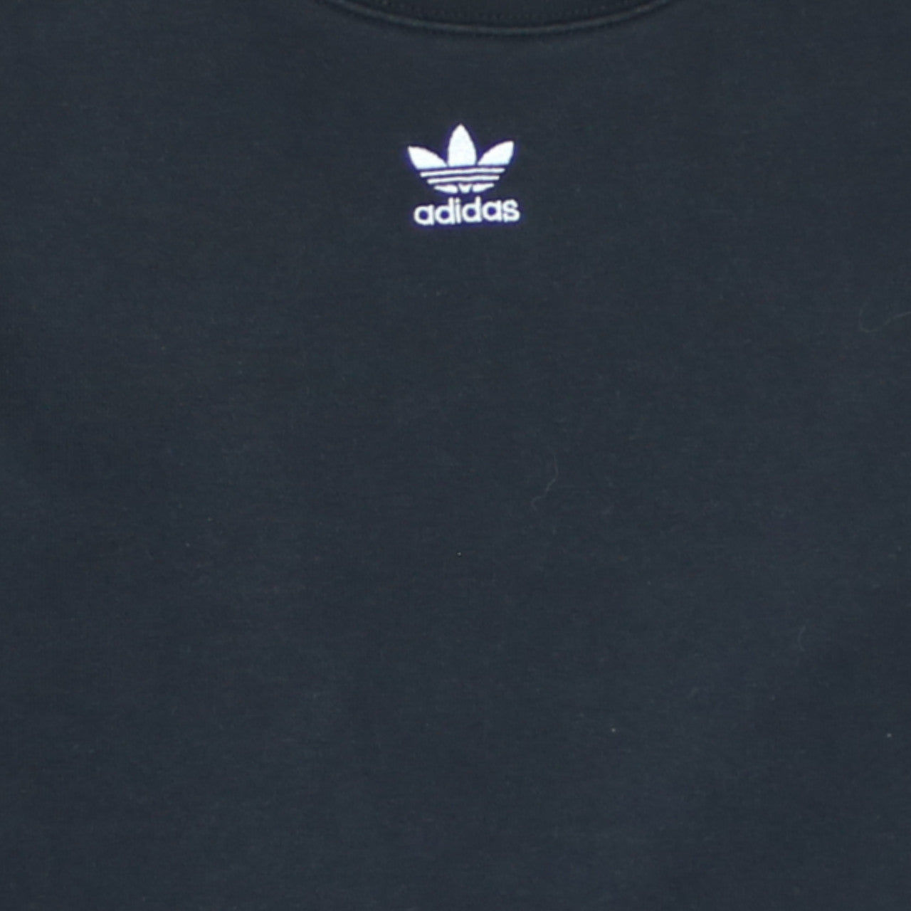 Adidas Womens Black Crew Neck Pullover Sweatshirt XS Classic Fit