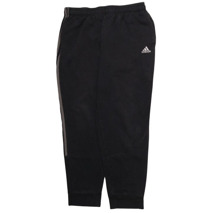 Adidas Men's Black Jogger Trousers Size M Tapered Fit