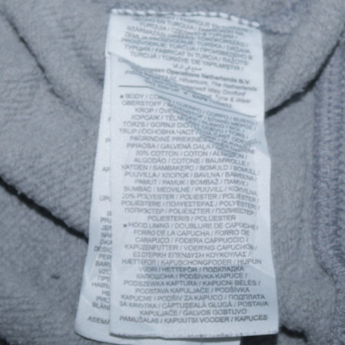 Nike Men Grey Pullover Hoodie Regular Fit S Fleece Sportswear