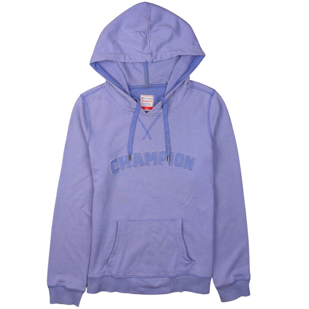 Champion Womens Purple Pullover Hoodie Size M Heritage Fit