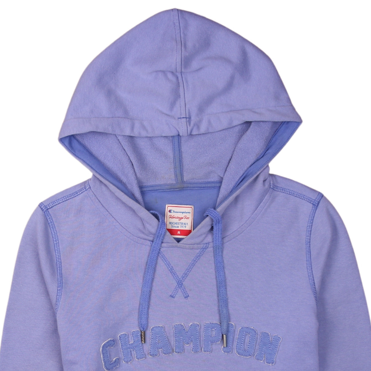 Champion Womens Purple Pullover Hoodie Size M Heritage Fit