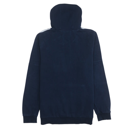 Adidas Boys Navy Blue Pullover Hoodie Sweatshirt 14 Years Logo Print