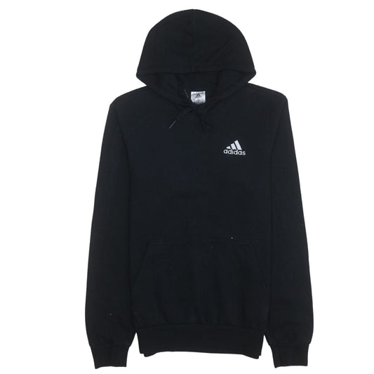 Adidas Mens Black XS Pullover Hoodie Fleece Logo Sportswear