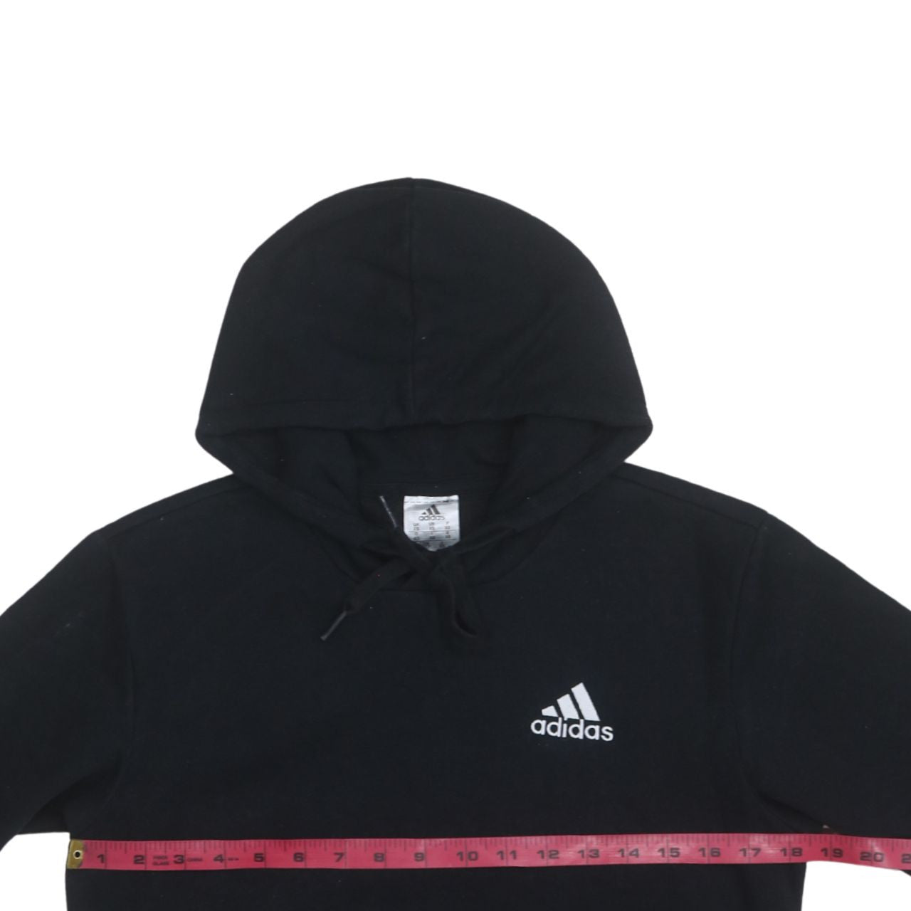 Adidas Mens Black XS Pullover Hoodie Fleece Logo Sportswear
