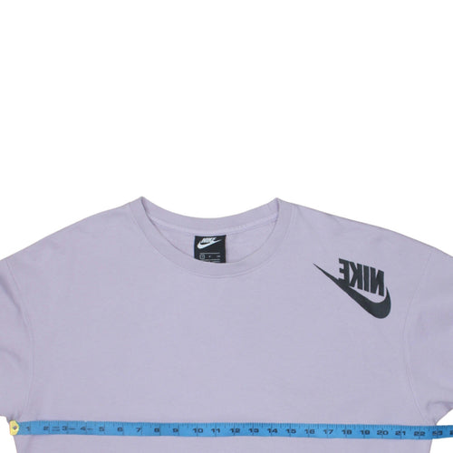 Nike Womens Lilac Sweatshirt Small Crew Neck Long Sleeve Pullover