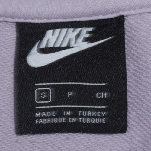 Nike Womens Lilac Sweatshirt Small Crew Neck Long Sleeve Pullover