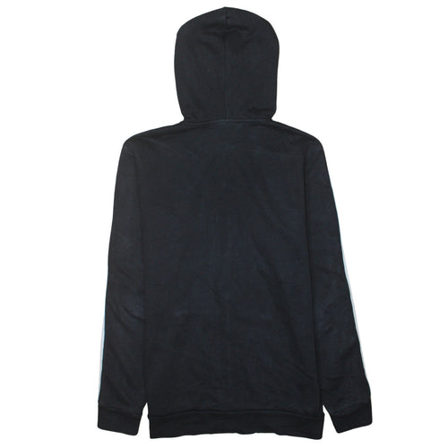 Adidas Men's Black Full Zip Hoodie Small Logo Sportswear