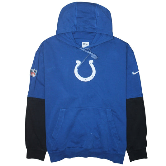 Nike NFL Men’s Blue 2XL Pullover Hoodie Colts Logo Sportswear