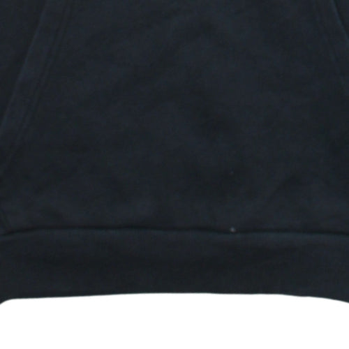 Puma Men's Black Small Pullover Hoodie Logo Fleece Sweatshirt