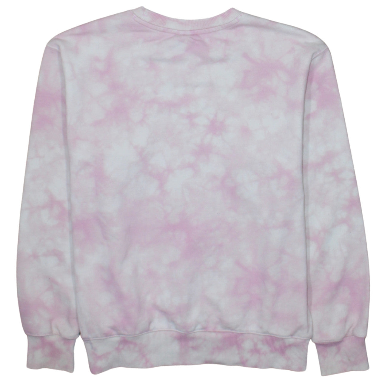 Champion Women Pink Tie Dye Pullover Sweatshirt Size L Cotton Blend