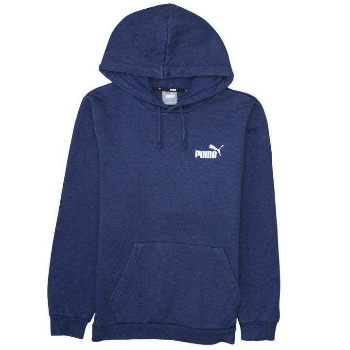 Puma Men's Blue Pullover Hoodie Small Regular Fit Sportswear