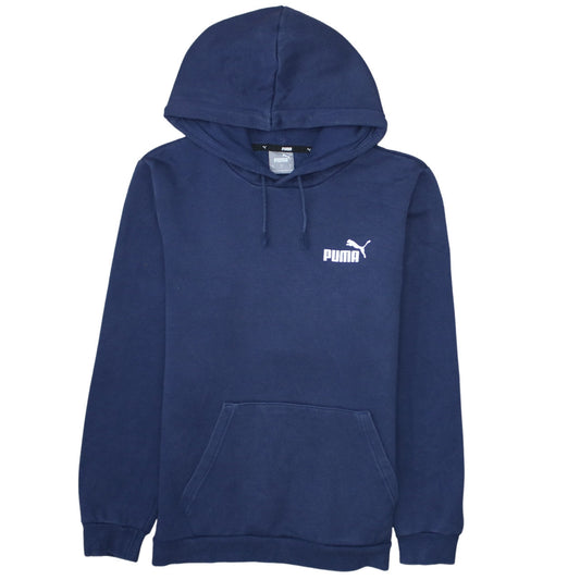 Puma Men's Blue Pullover Hoodie Small Regular Fit Sportswear
