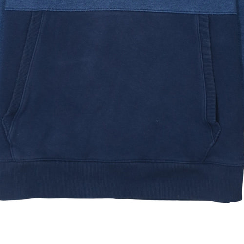 Under Armour Men's Blue Fleece 1/2 Zip Hoodie Medium ColdGear