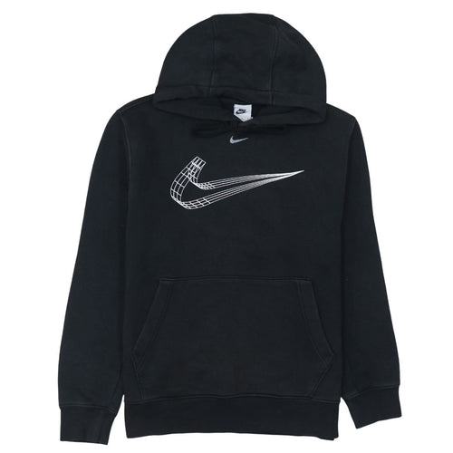 Nike Men's Black Pullover Hoodie Small Graphic Logo Sportswear