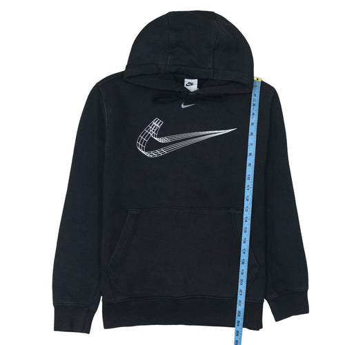 Nike Men's Black Pullover Hoodie Small Graphic Logo Sportswear