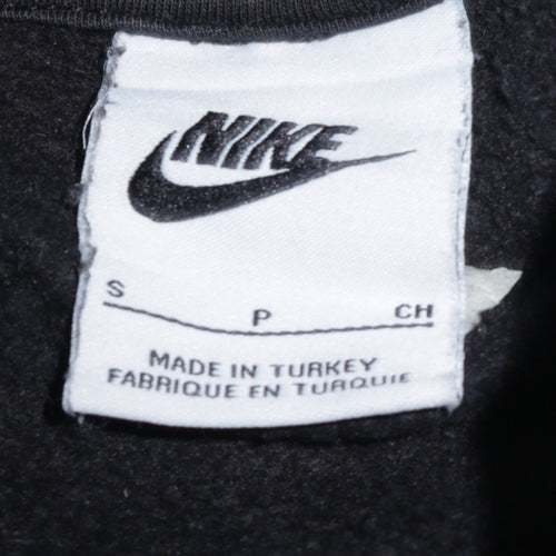 Nike Men's Black Pullover Hoodie Small Graphic Logo Sportswear