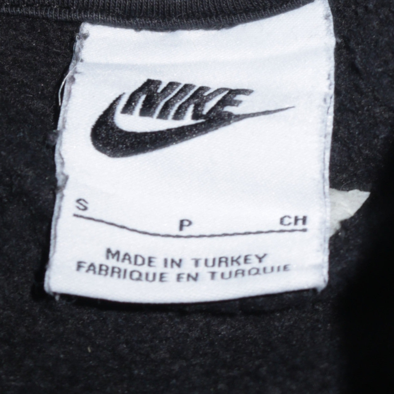 Nike Men's Black Pullover Hoodie Small Graphic Logo Sportswear
