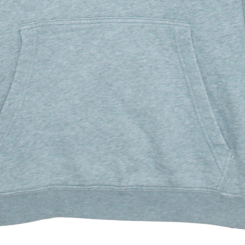 Nike Men's Grey Pullover Hoodie L Fleece Regular Fit