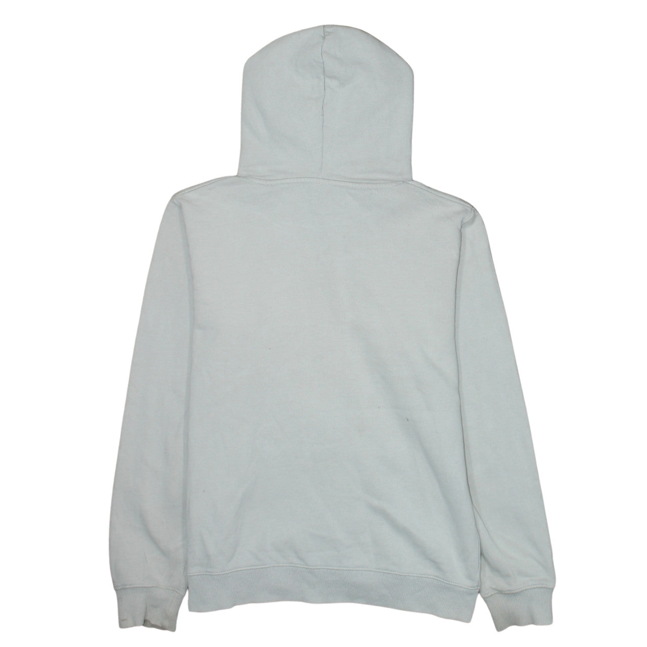The North Face Women White Pullover Hoodie Size L Cotton Logo Casual