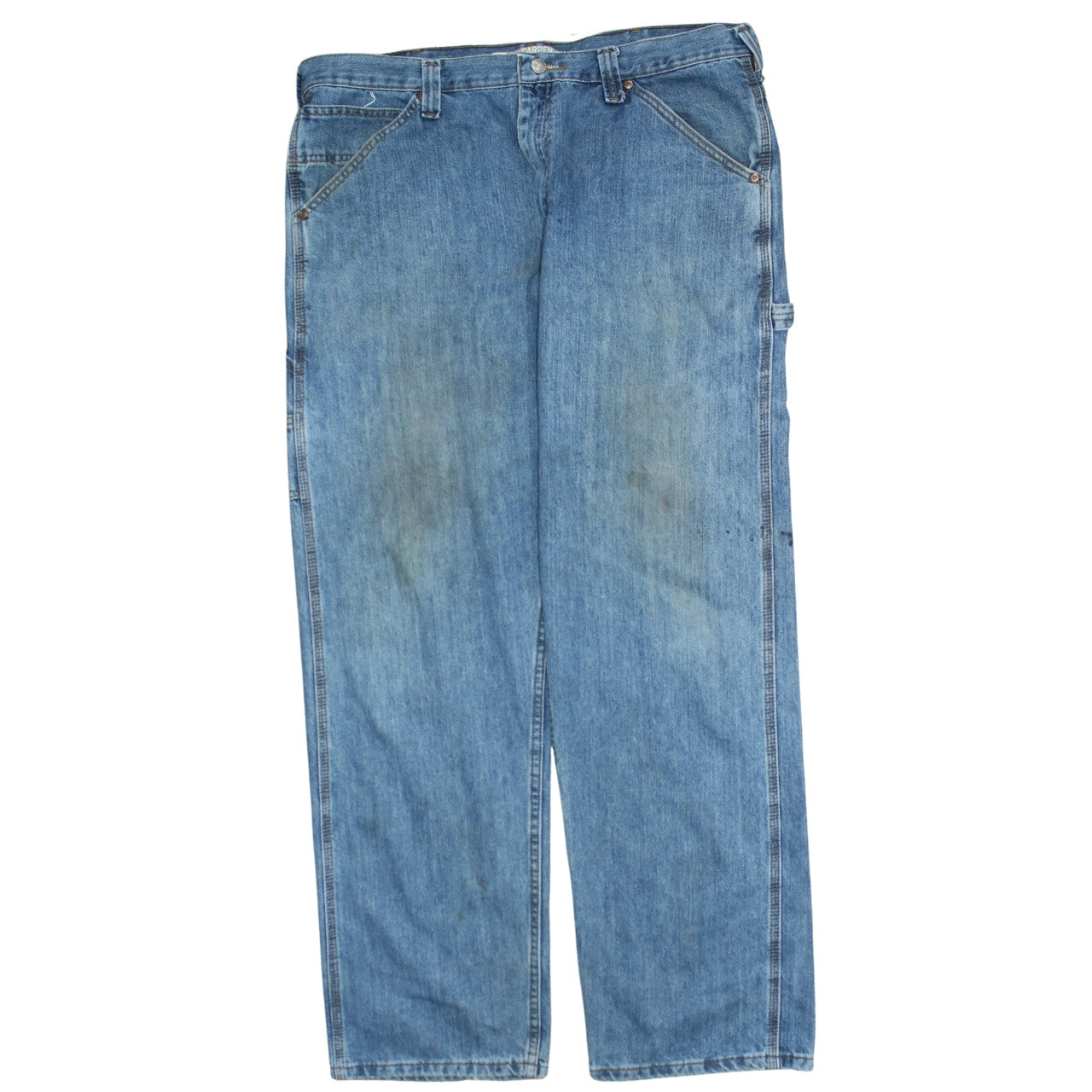 Lee Men's Blue Carpenter Relaxed Fit Denim Jeans 38x32