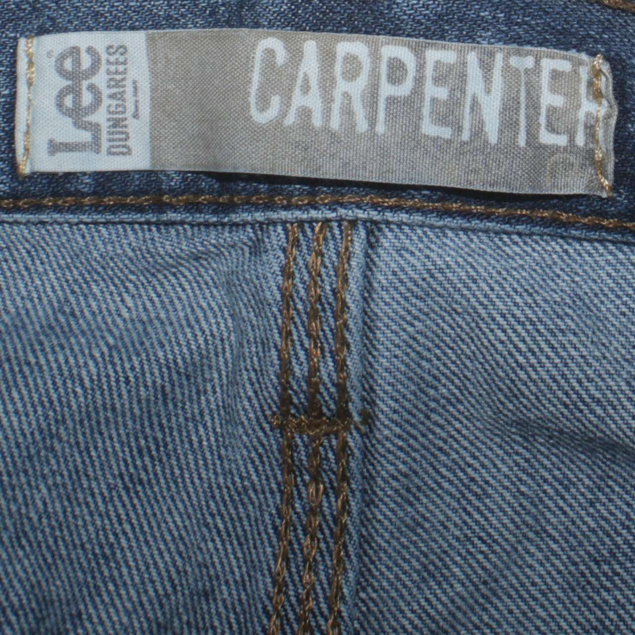 Lee Men's Blue Carpenter Relaxed Fit Denim Jeans 38x32