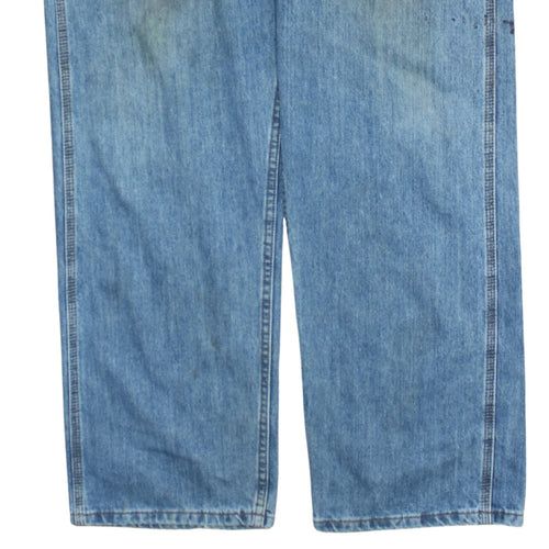 Lee Men's Blue Carpenter Relaxed Fit Denim Jeans 38x32