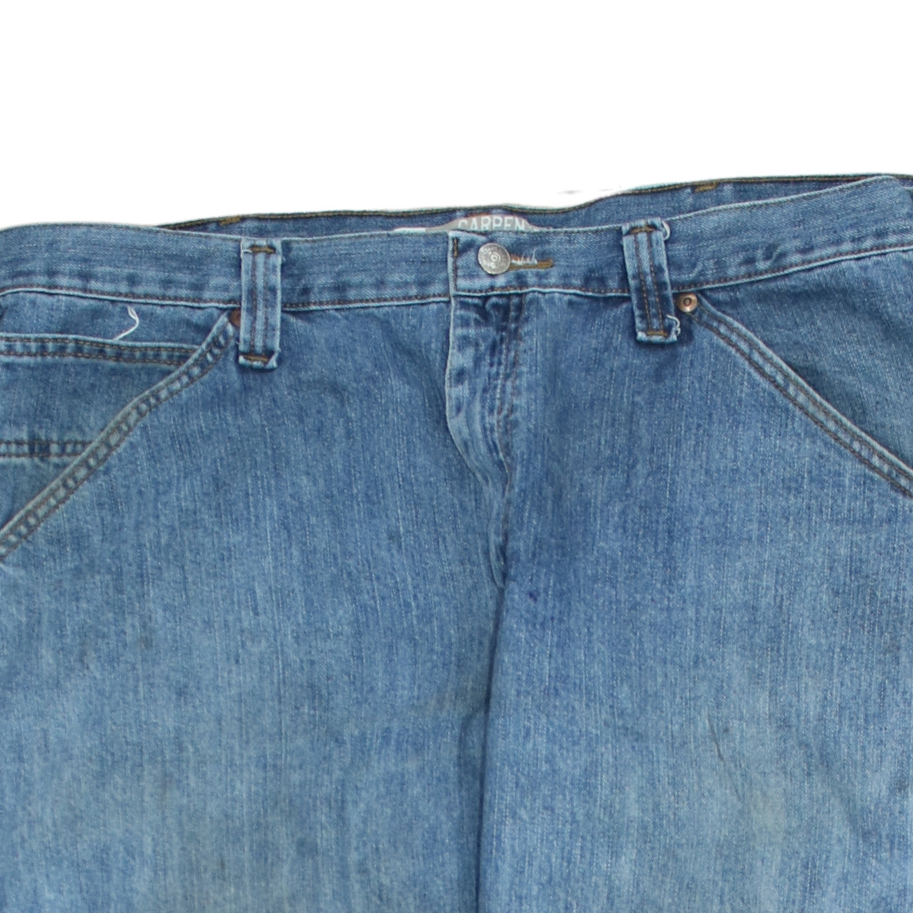 Lee Men's Blue Carpenter Relaxed Fit Denim Jeans 38x32