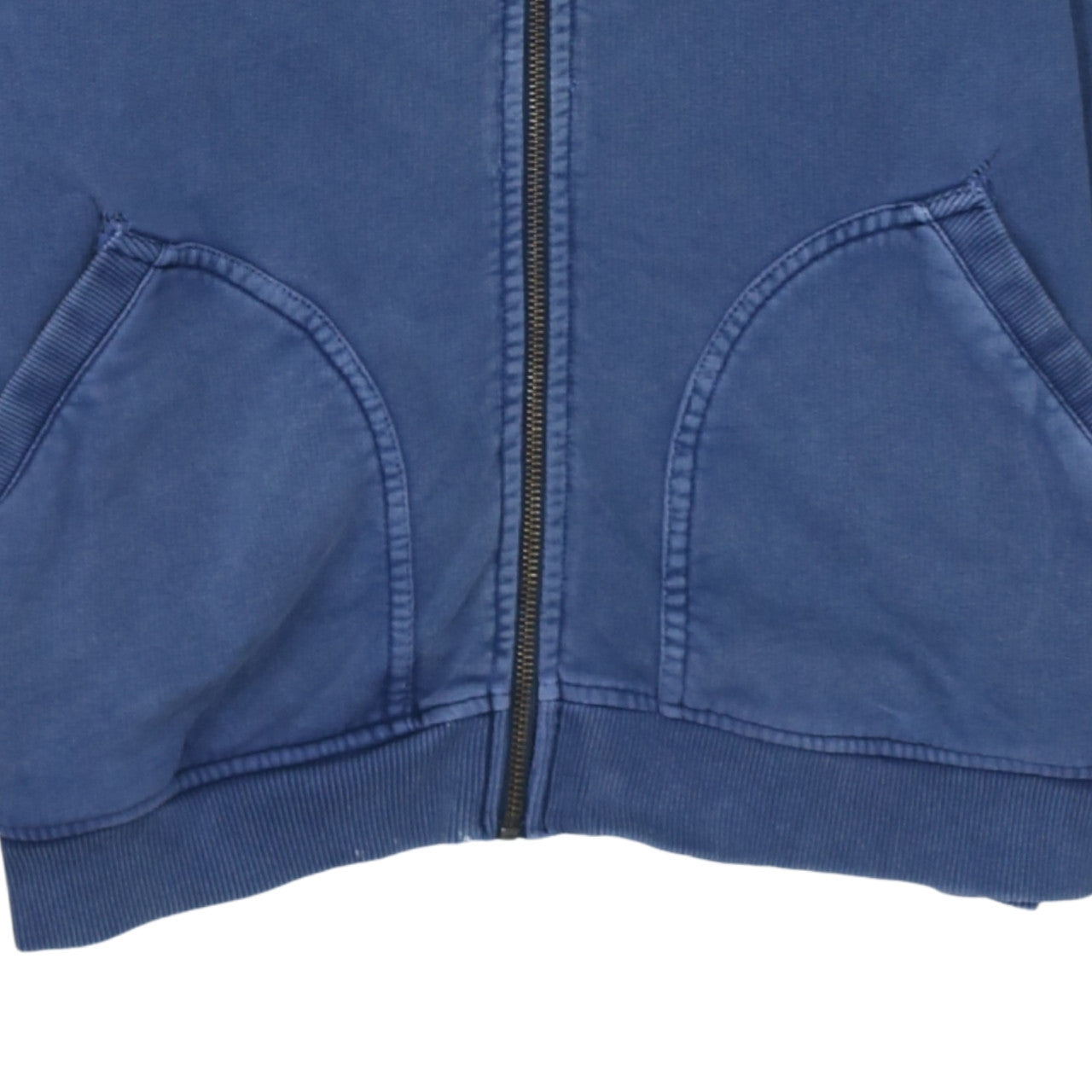 Hilfiger Denim Men's Blue Full Zip Hoodie Size L Regular Fit