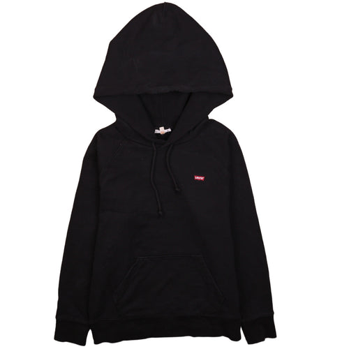 Levi's Men's Black XS Pullover Hoodie with Logo Pocket