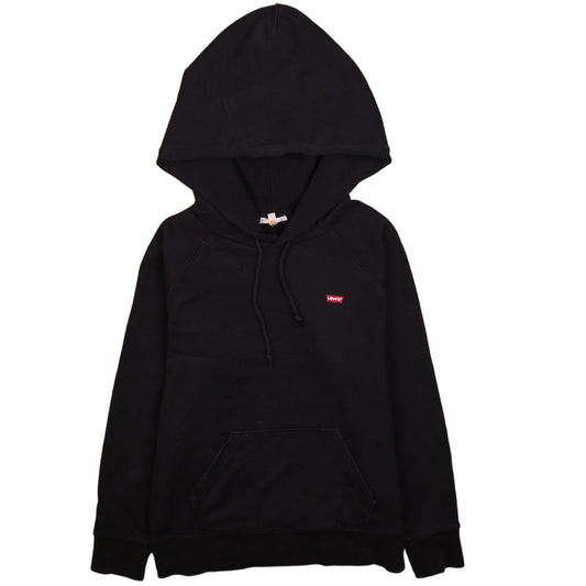 Levi's Men's Black XS Pullover Hoodie with Logo Pocket