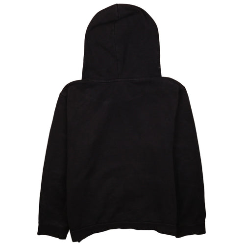 Adidas Women's Black Pullover Hoodie Size L 16-18 Logo Print Sportswear
