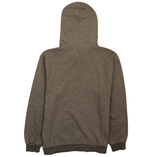 Burberry Men's Grey XL Embroidered Logo Pullover Hoodie