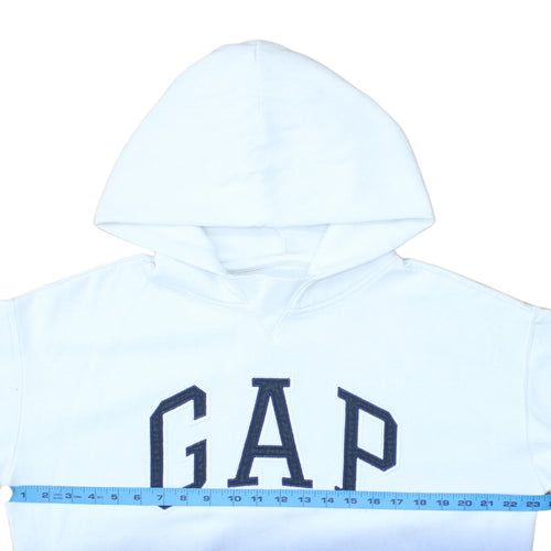 GAP Teen Blue Ombre Hooded Pullover Sweatshirt 14-16 Cotton Blend