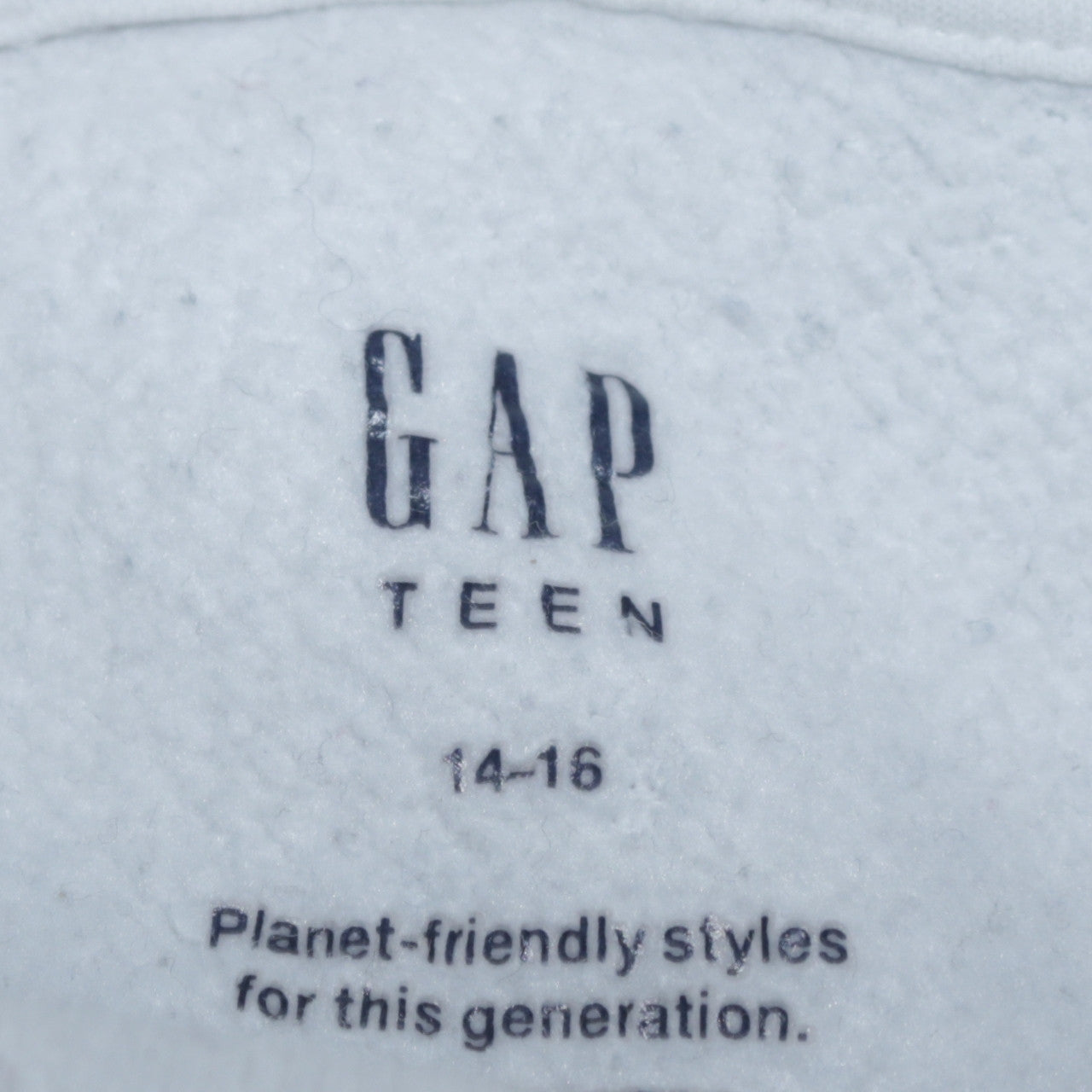GAP Teen Blue Ombre Hooded Pullover Sweatshirt 14-16 Cotton Blend