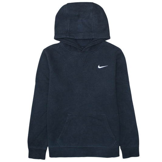 Nike Boys Black Pullover Hoodie XL 13-15 Years Fleece Lined Sweatshirt
