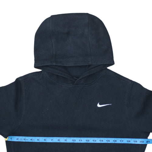 Nike Boys Black Pullover Hoodie XL 13-15 Years Fleece Lined Sweatshirt