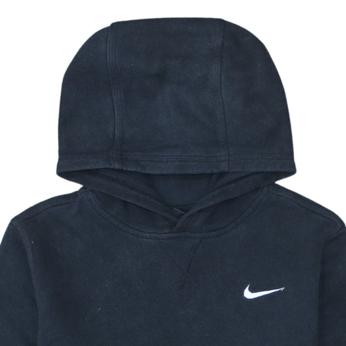 Nike Boys Black Pullover Hoodie XL 13-15 Years Fleece Lined Sweatshirt