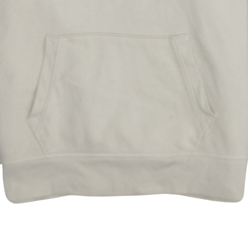Levi's Men's Beige Pullover Hoodie L Regular Fit Logo Fleece