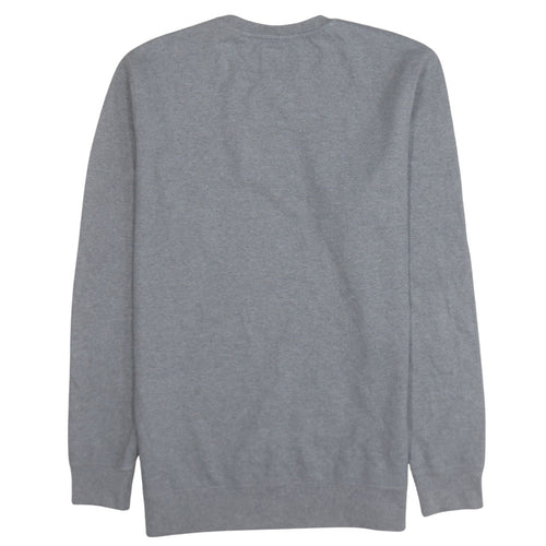 Vans Men's Grey Logo Crew Neck Sweatshirt Size L