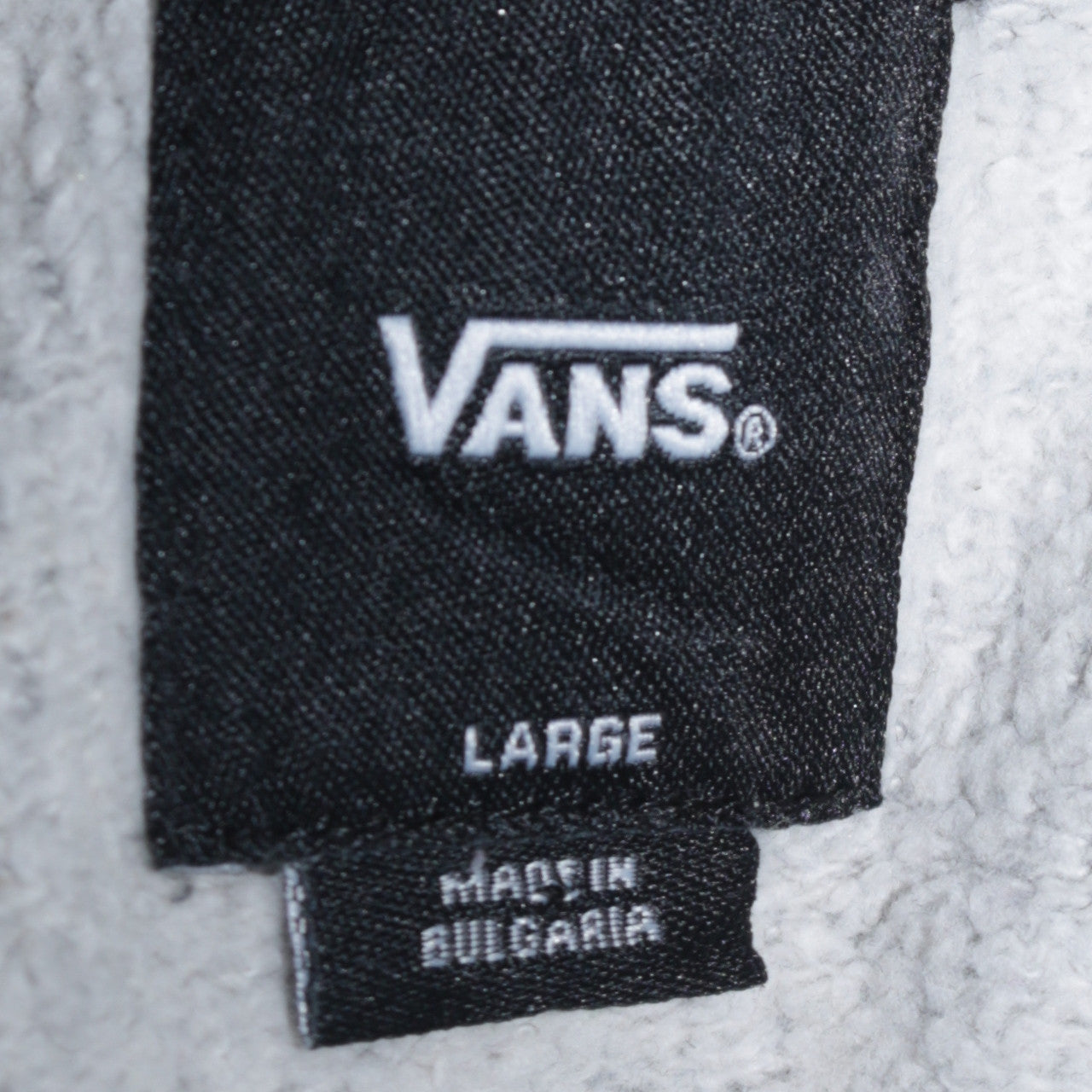 Vans Men's Grey Logo Crew Neck Sweatshirt Size L