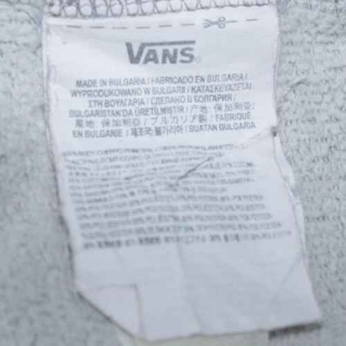 Vans Men's Grey Logo Crew Neck Sweatshirt Size L