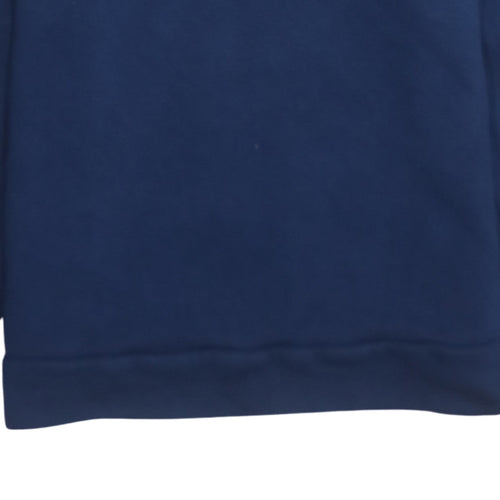 Adidas Men’s Blue Crew Neck Pullover Sweatshirt M Regular Fit