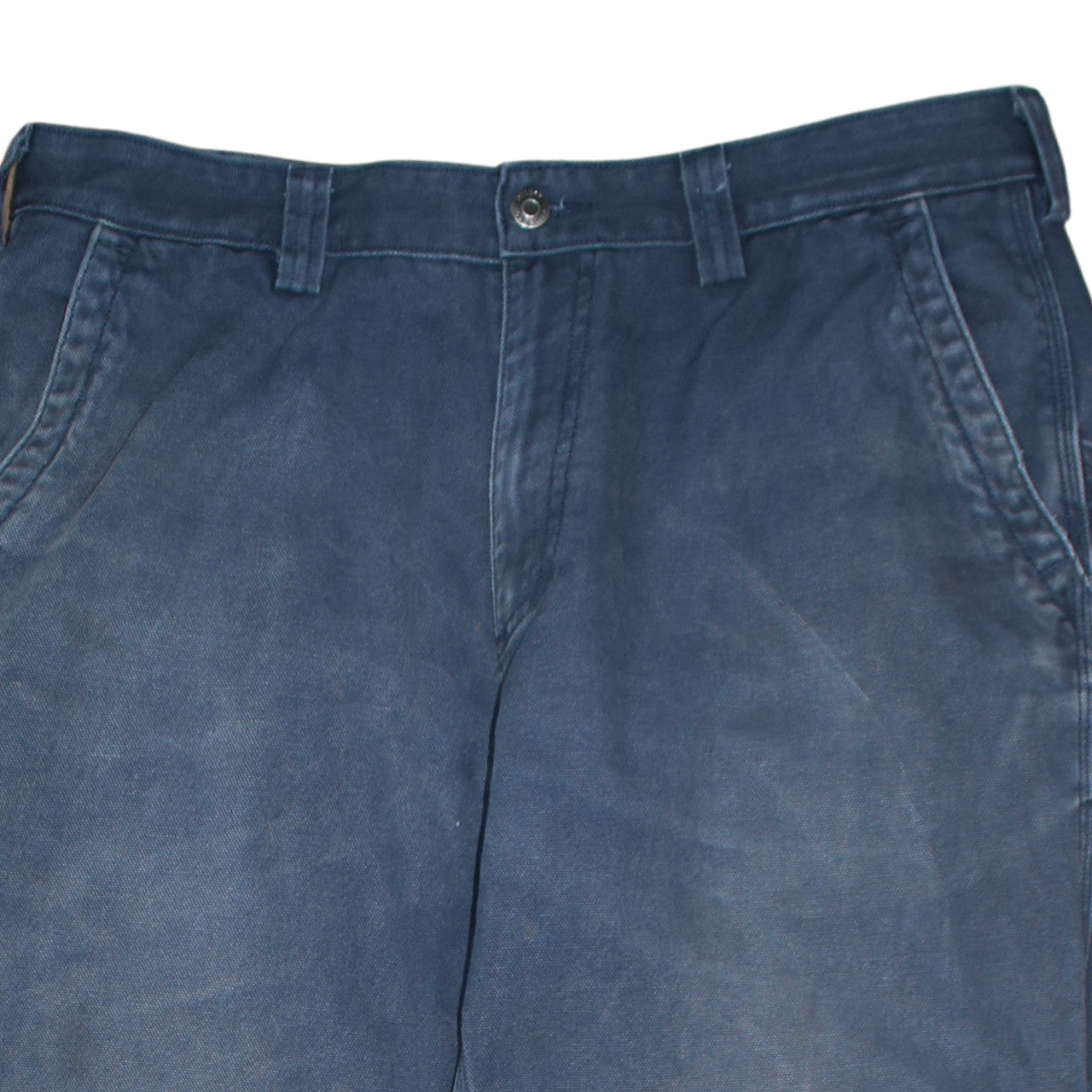 Duluth Trading Co Men's Blue 36x34 Canvas Straight Fit Jeans